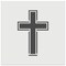 Cross with Outline Christian Wall Cookie DIY Craft Reusable Stencil